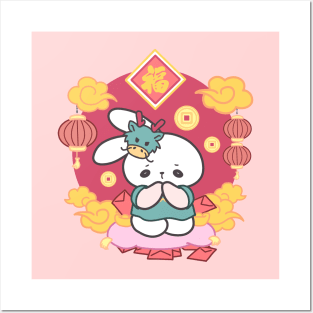 Hopping into Prosperity: Loppi Tokki's Plea for Luck and Abundance in the Lunar New Year! Posters and Art